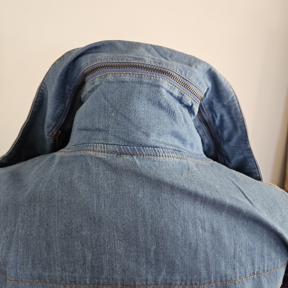 Mustard Seed Lightweight Chambray jacket sz Small - Picture 6 of 12
